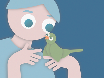 Little bird adobeillustator artwork bird color design illustration vector illustration