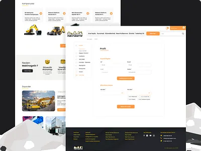 Makinagetir Web & Mobile UX-UI design ui ux