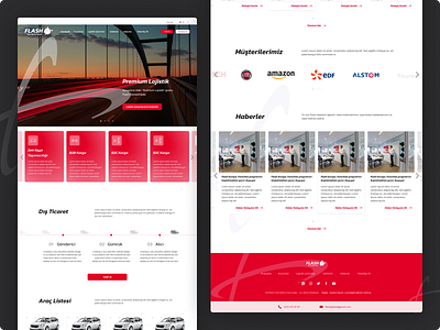 Flash Global / Logistics Solutions design ui ux