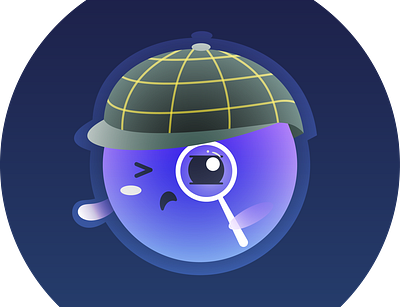 sherlock app emoji hat icon illustration search sherlock holmes vector web