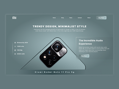 xiomi Phone Product page ui ux design design ecommerce website landing page landing page design phone phone website product page tech teck website ui ui ux ui design uiux ux design xiaomi