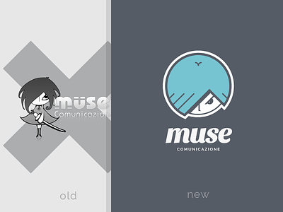 Muse — Logo Restyling brand design logo muse comunicazione restyling