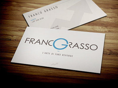 Business Card Mockup Presentation branding business card franco grasso mockup muse comunicazione presentation