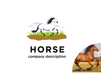 Horse art branding design flat graphic design horse icon illustration logo minimal vector