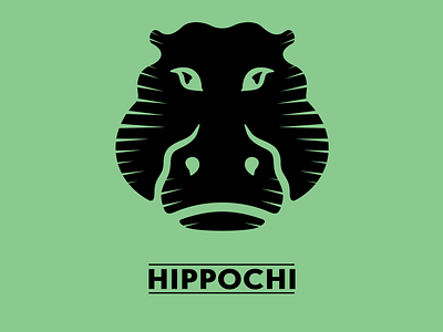 Hippochi black branding flat graphic design logo minimal rhino rhino logo rhinoceros vector