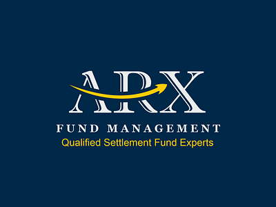 ARX Fund Management design expert flat graphic design logo management minimal typography vector
