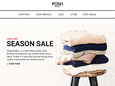 Posh - Commerce Multipurpose Email + Builder Access