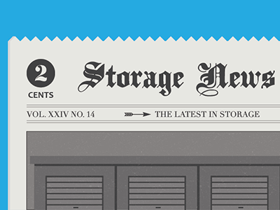 Storage News blog digital illustration news self storage