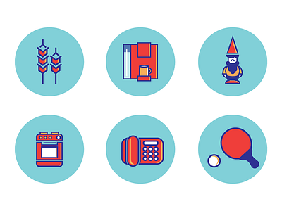 Around the office icons