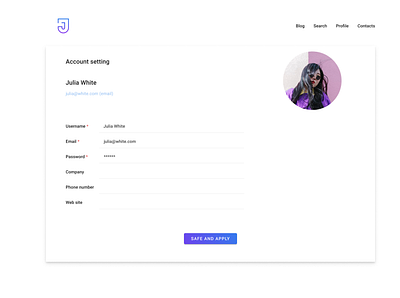 User Profile 100daychallenge challenge dailyui dailyui006 design dribbble figma ui user userprofile