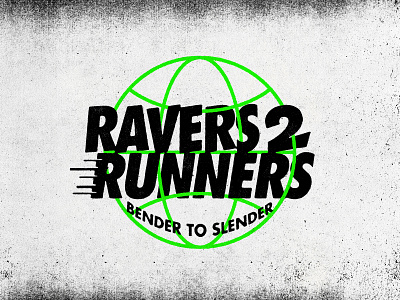 Ravers to Runners branding ravers raving runner running running club sports sports branding sports logo
