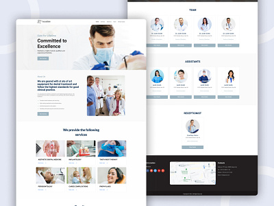 Dentist Doctor Care - Web design | UI UX Design