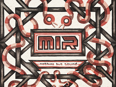 MIR - Nothing But Sound cd cover illustration record snake texture