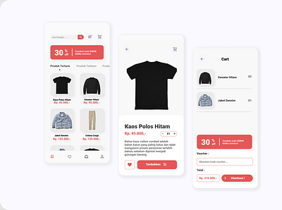 E - Commerce App app branding clean ui ecommerce ecommerce app ecommerce design learn ui