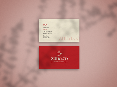 Zuna  Bed & Breakfast Branding/Pattern Design