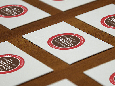 Pretzel branding cards