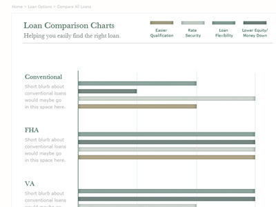 Loan Chart chart infographic web design