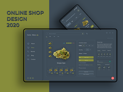 Online shop design