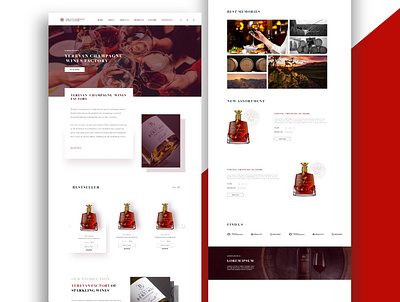 wine website design app design e commerce illustration shop typography ui ui design uidesign uiux design