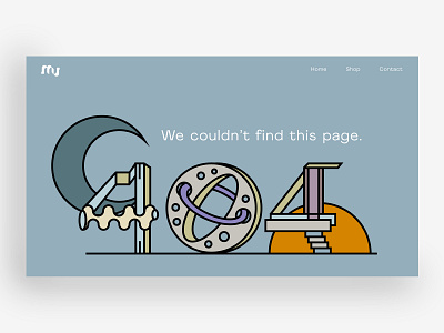 Daily UI 08 - 404 Page missing