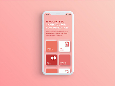 DailyUI #001 - Sign up app dailylogochallenge dailyui interfacedesign uidesign volunteer