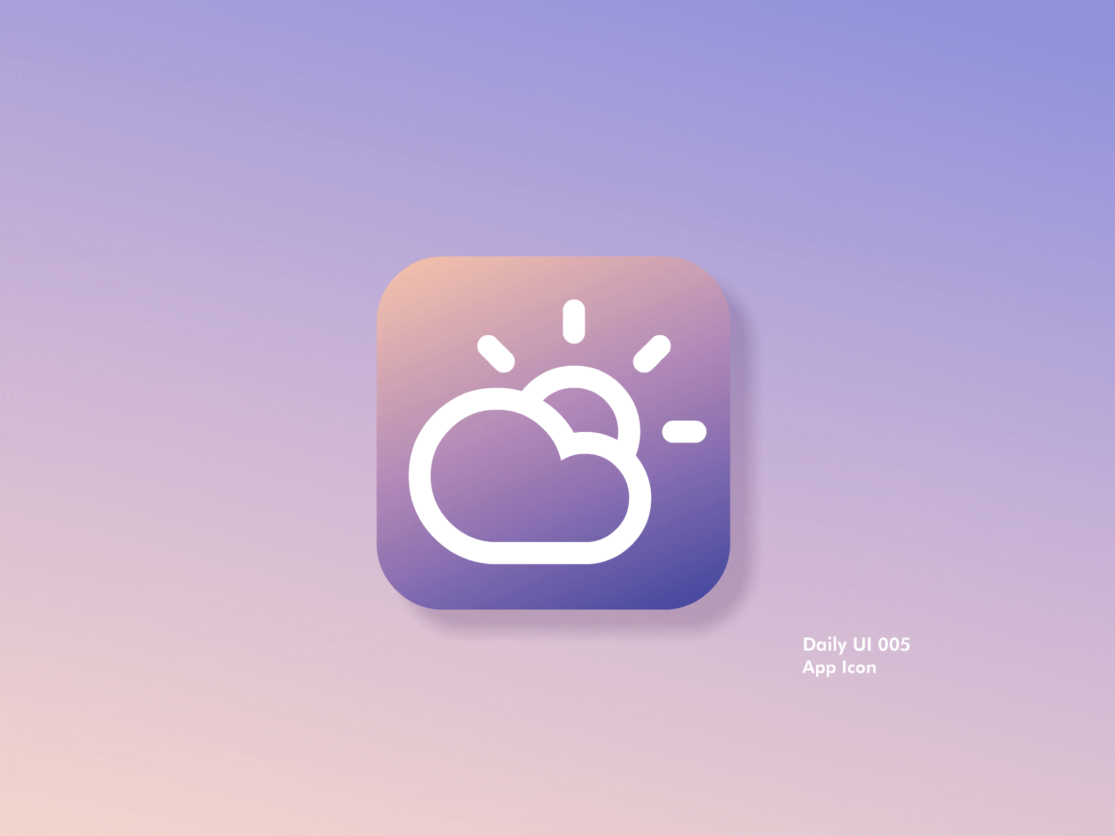 Daily UI #005 - App Icon animatecc animated app appdesign appicon challenge daily dailychallenge dailyui dailyui005 gradient interfacedesign uidesign