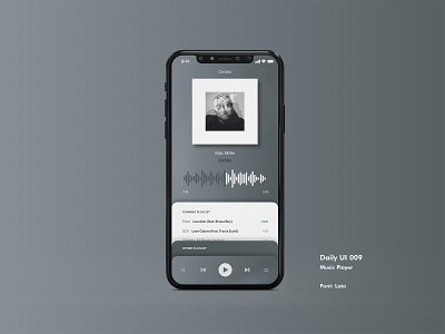 Daily UI #009 - Music Player 009 adobexd app appdesign dailyui dailyuichallenge design gradient interfacedesign musicplayer ui uidesign xd
