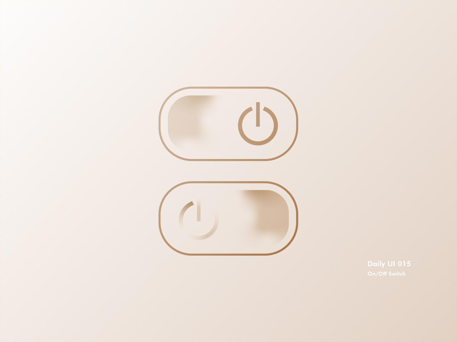 Daily UI #015 - On/Off Switch by Ana Olímpia Santos on Dribbble