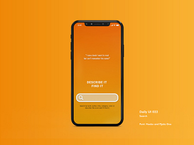 Daily UI #022 - Search