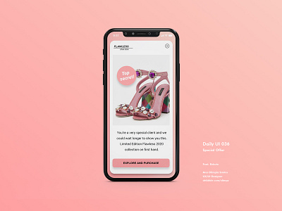 Daily Ui Challenge #036 - Special Offer