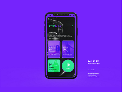 Daily Ui Challenge #041 - Workout Tracker