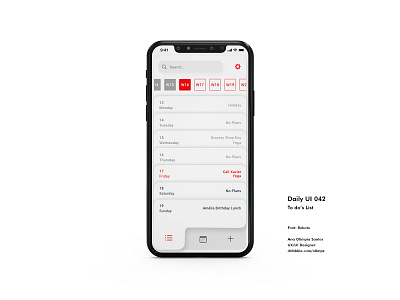 Daily Ui Challenge #042 - ToDo List app appdesign calendar app checklist dailyui dailyui042 dailyuichallenge design gradient interfacedesign list app to do to do list ui uidesign xd