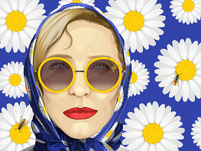 Cate Blanchett - Portrait actress cate cate blanchett celebrity flowers jd paulsen wasp
