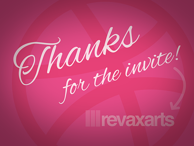 I am a player now - Thank You! drafted dribbble thank you yay