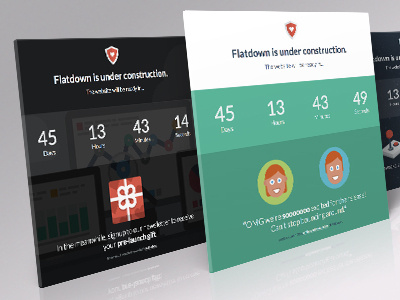 Flatdown - Under Construction Template bootstrap coming soon countdown html themeforest under construction