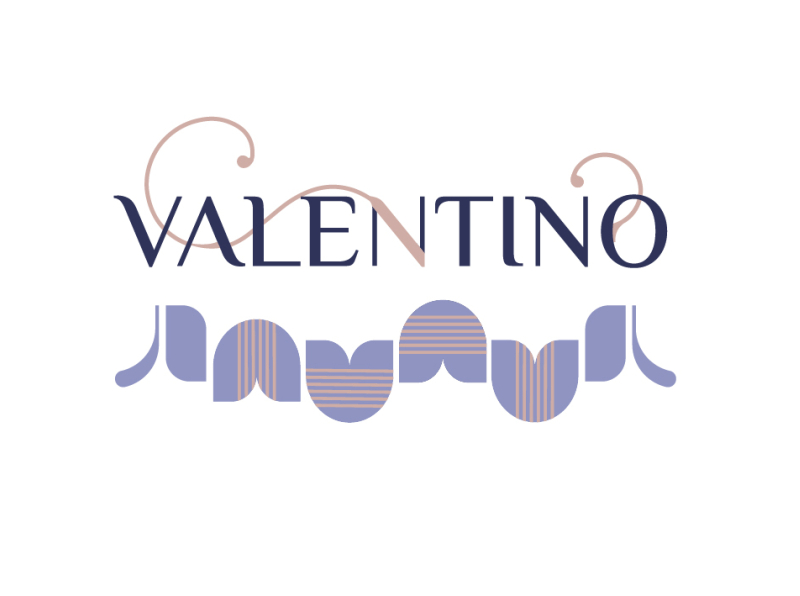 Logo Valentino by MCHI_design on Dribbble