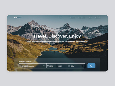 Travel Website - Landing Page