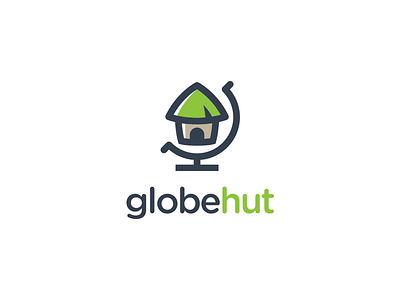 Globehut connect globe hut logo share travel trip wild