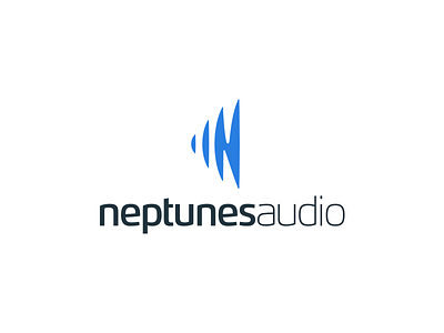 Neptunes Audio audio earbuds logo music sound wave