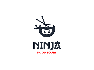 Ninja Food Tours bowl food japan logo ninja sticks tours travel trip