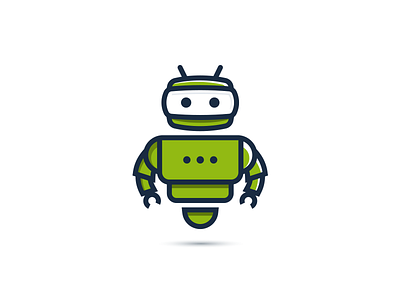 RoboDroid android cyber droid logo robot robotics tech technology