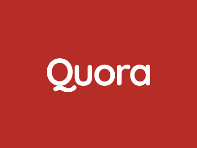 Quora Logo Redesign Concept (2022) branding branding concept creative design graphic design illustration logo logo design logo redesign quora quora logo redesign refresh