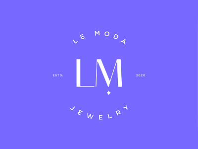 Le Moda Jewelry Brand Logo Submark branding branding concept creative design graphic design illustration logo logo design submark vector