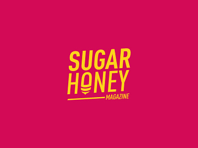 Suggar Honey - Magazine bee branding honey issue logo magazine
