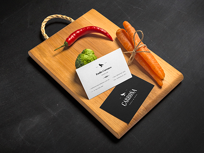 Carroña - Parrilla & Cantina brand carroña chef food restaurant stationery