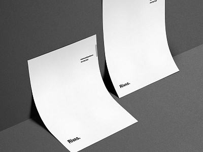 Rivas - Personal identity brand designes logo stationery