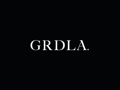 GRDLA. - custom type by SoyRivas on Dribbble