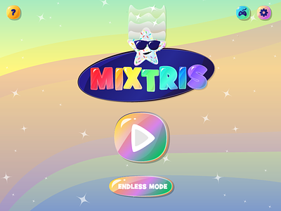 Game Mixtris aplicación app button game juego logo play star tetris