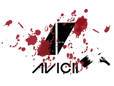 AVICII - Rest in Peace avicii blood dark design die dj gothic gothic design icon logo logo design logo design concept logodesign wine