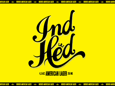 Branding for IndHed® beer brand identity branding branding studio design identity design industriahed logo logo design packaging